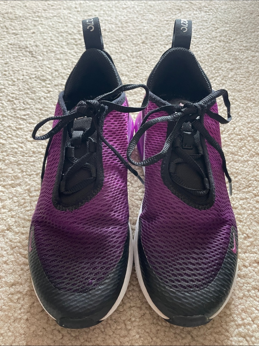 Nike Kids Air Max 270 Purple and Black
